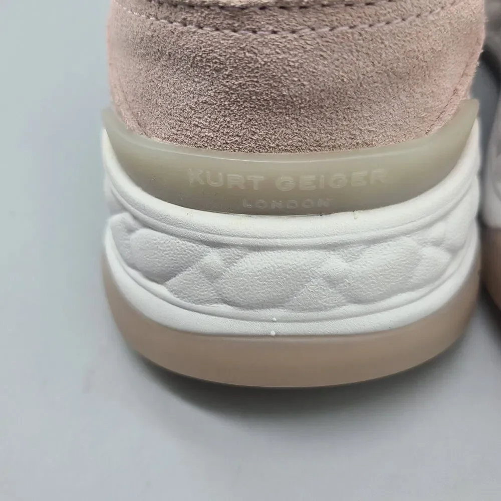 Kurt Geiger London Womens FlyKnit Jewel Sneakers Women - Pale Pink Sz 7.5/38 New_10